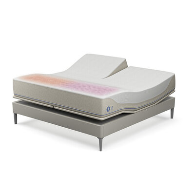 sleep number queen split bed