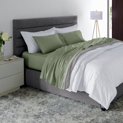 Horizontal Channel Upholstered Bed | Sleep Number