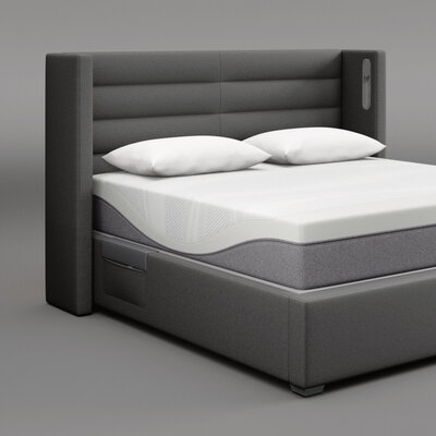 Horizontal Split Channel Upholstered Bed | Sleep Number